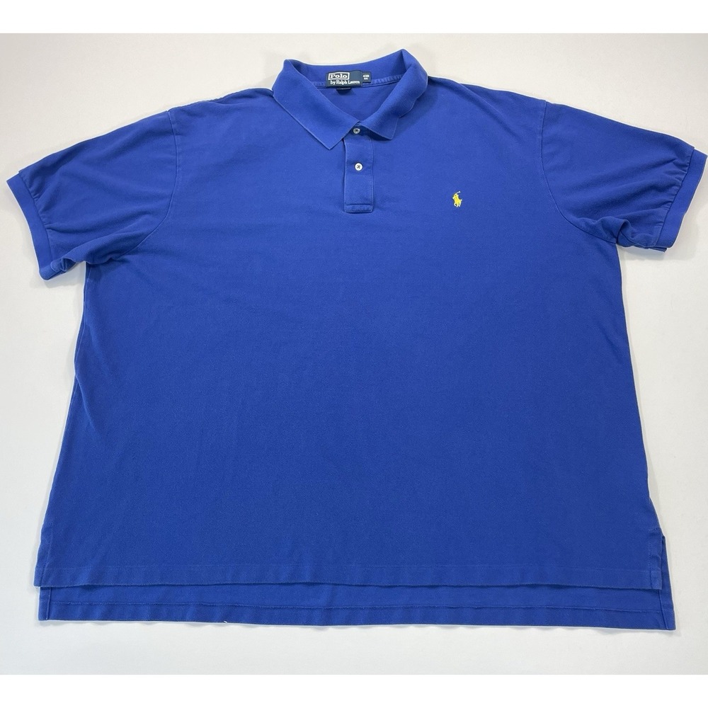 Polo Ralph Lauren Polo Shirt Men's 4XB Big Short Sleeve Small Pony 100% Cotton
